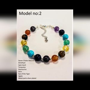 bracelet cakra natural stone